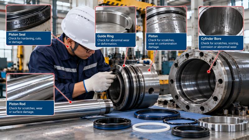 How to Diagnose Hydraulic Cylinder Internal Leakage?