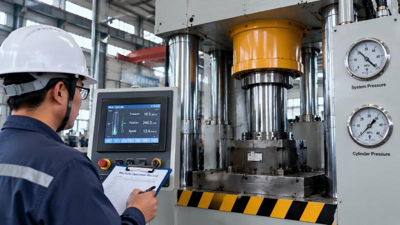 How to Fix Hydraulic Press Cylinder Movement Problems?