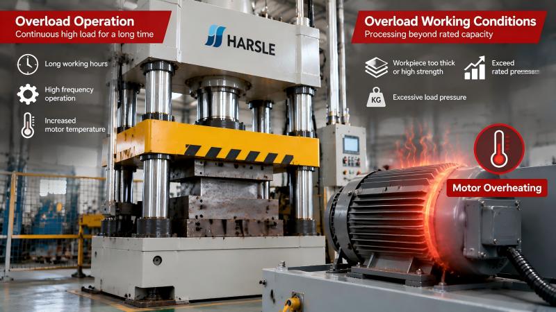 Hydraulic Press Motor Overheating