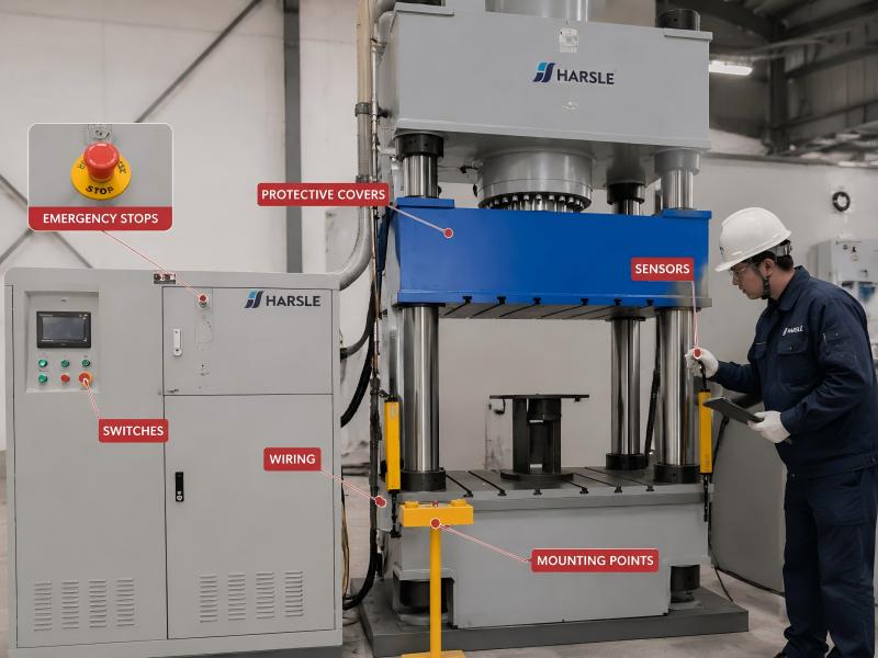 How to Do Hydraulic Press Safety Device Maintenance?