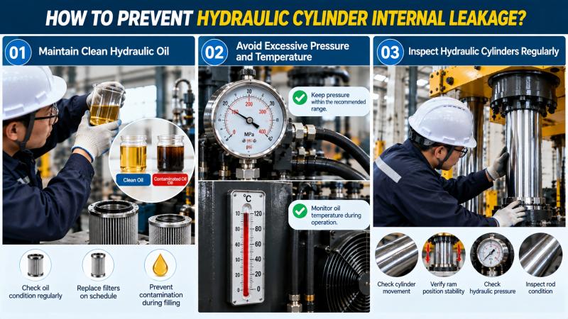 How to Diagnose Hydraulic Cylinder Internal Leakage?