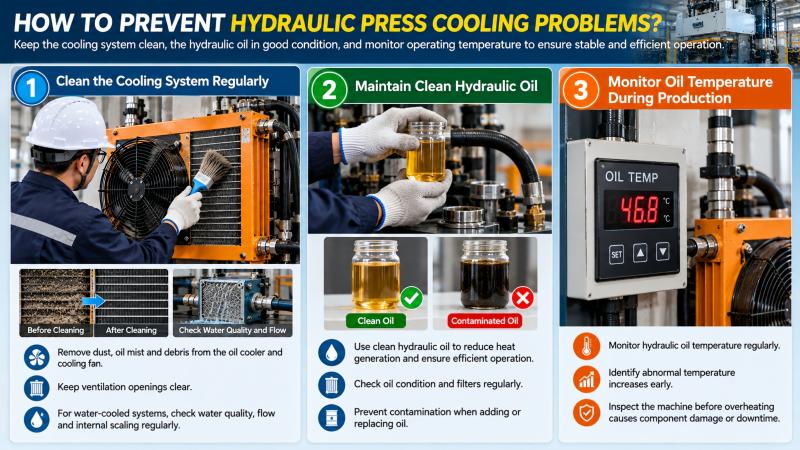 Hydraulic Press Cooling Problems