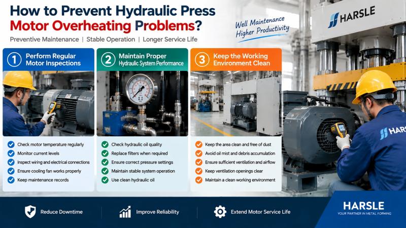 How to Solve Hydraulic Press Motor Overheating Problems?