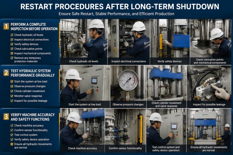Hydraulic Press Long-Term Shutdown Maintenance