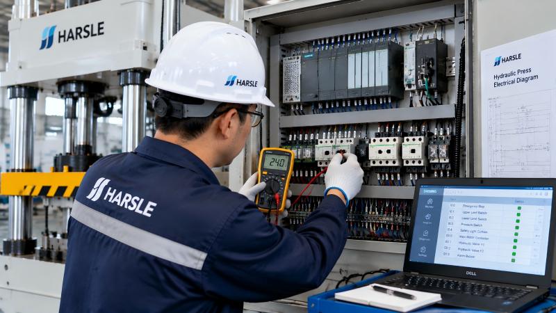 How to Diagnose Hydraulic Press Electrical Faults?
