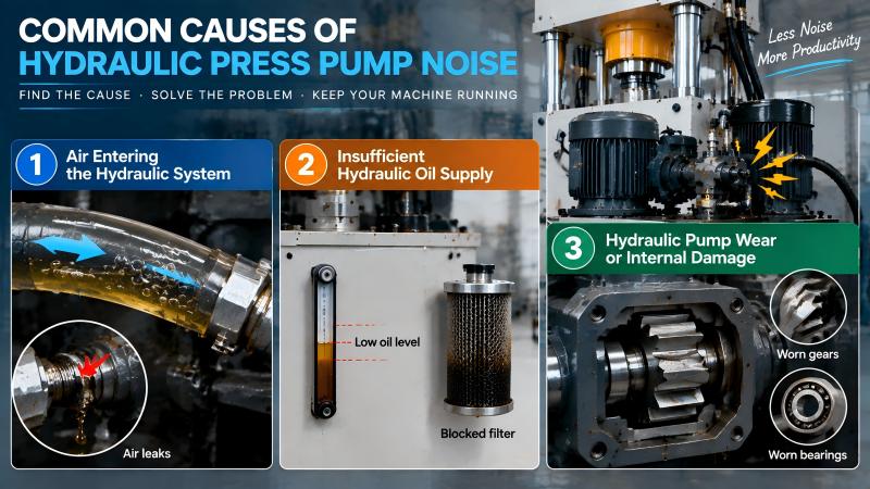 Why Does Hydraulic Press Pump Noise Occur?