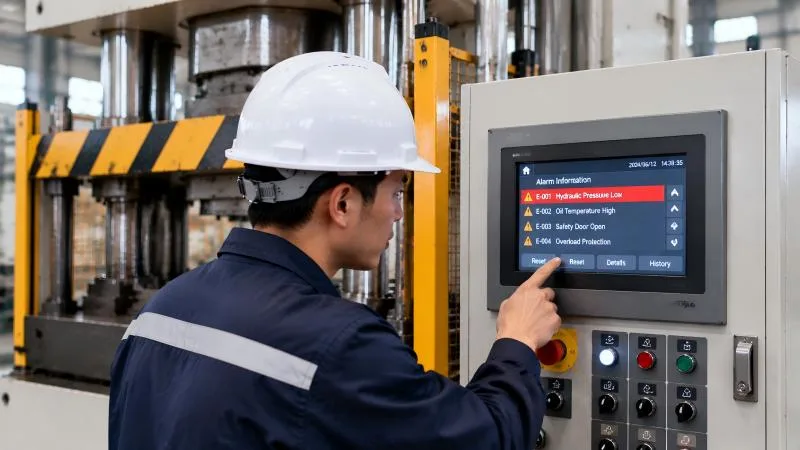 Why Does Hydraulic Press Shutdown During Operation?
