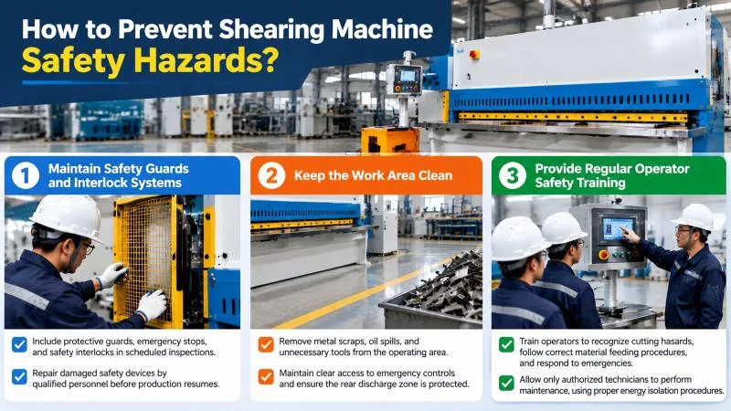 How to Ensure Shearing Machine Safe Operation?