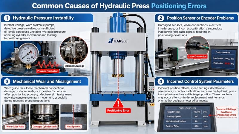 Hydraulic Press Positioning Errors