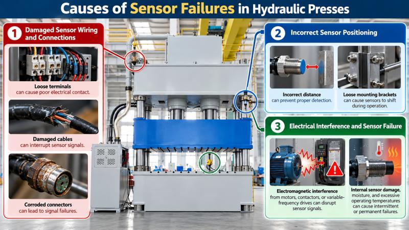 Hydraulic Press Sensor Errors