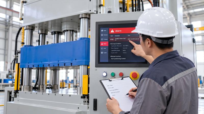 How to Diagnose Hydraulic Press Sensor Errors?
