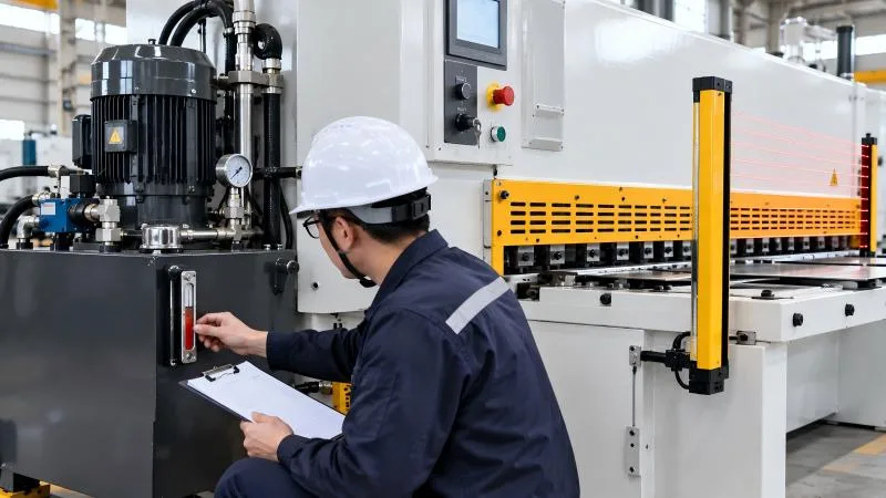 Hydraulic Shearing Machine Safety Operating Procedures