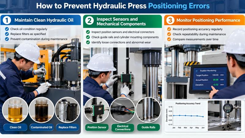 How to Fix Hydraulic Press Positioning Errors?