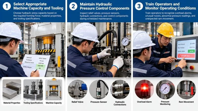 What Causes Hydraulic Press System Overload?