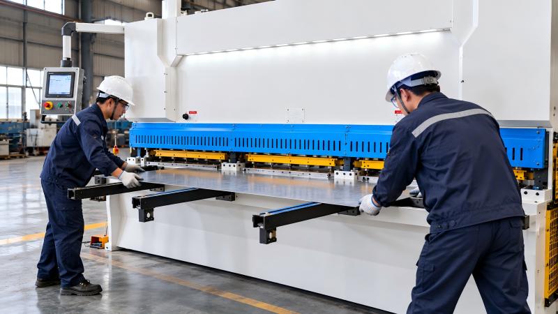 Operator Positioning for Metal Shears