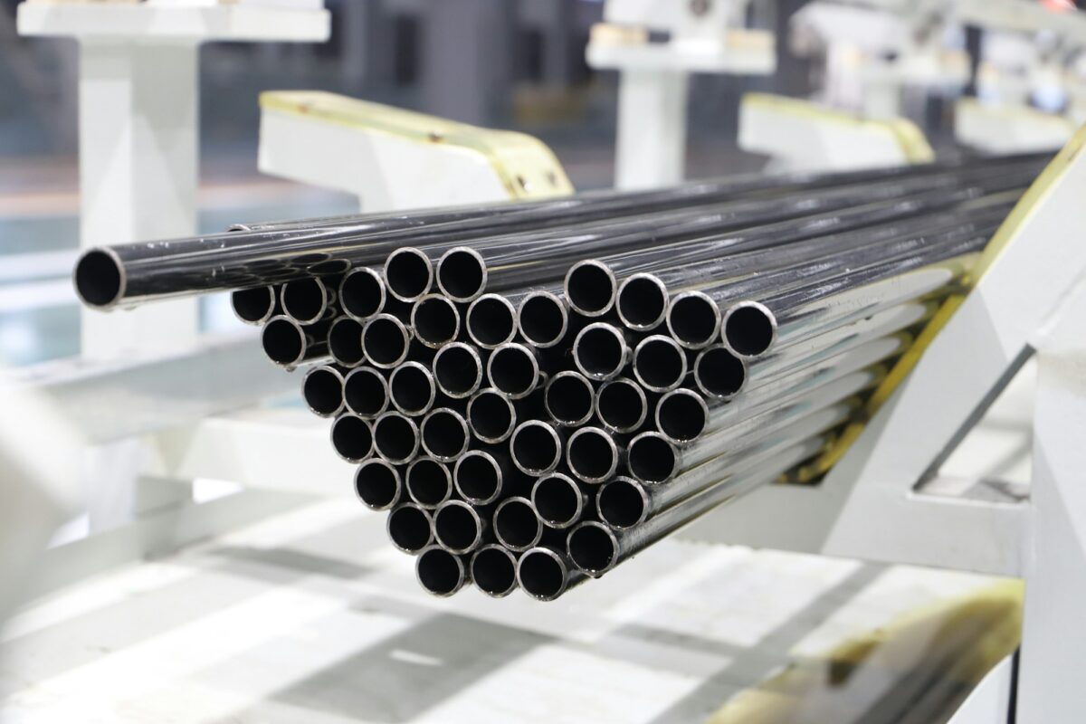 Bundle of stainless steel tubes