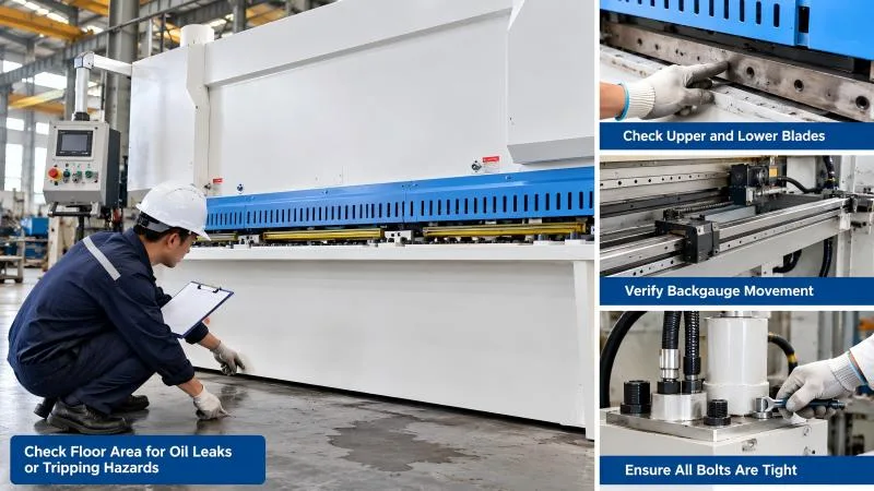 Hydraulic Shearing Machine Safety Operating Procedures